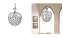 Home Accessories Silver 8" 1-Light Indoor Chandelier with Light Kit